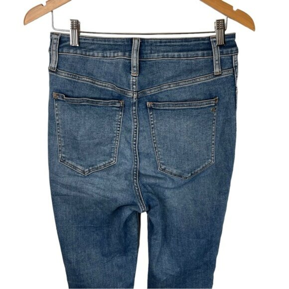 Madewell Womens Curvy Roadtripper Size 29 Medium Wash Skinny Stretch Denim Blue - Picture 7 of 15